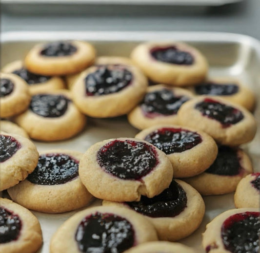Double Dream Thumbprints: Blueberry & Cacao 🫐