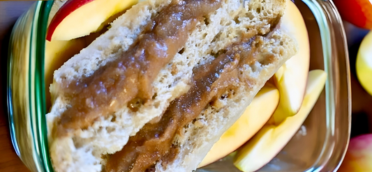 Apple & Almond Butter Sandwich: Delicious Duo!