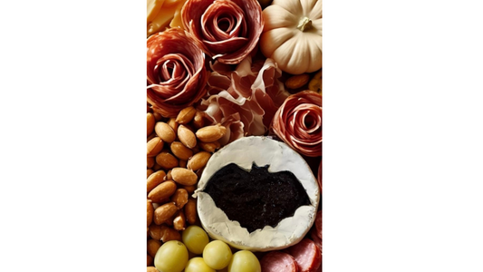 Spooky Bat Blueberry Brie Charcuterie