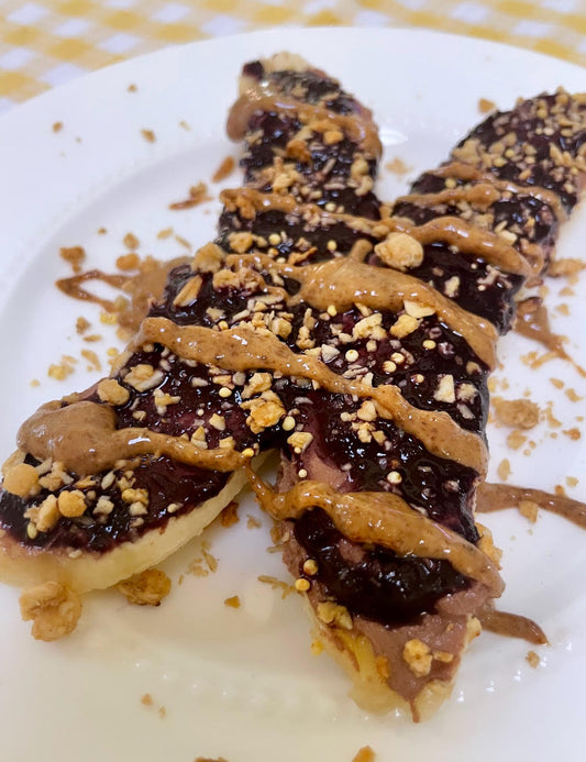 Blueberry Cacao Dream Banana Split 🍌